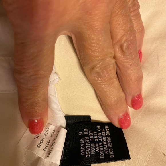 Torrid shear white hi-low shirt top split back 2 - Picture 7 of 7